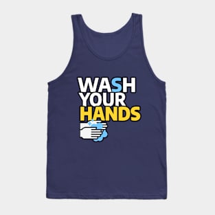 Wash Your Hands Soap Bubble Tank Top